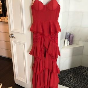 zelda fitz gown in black majorelle